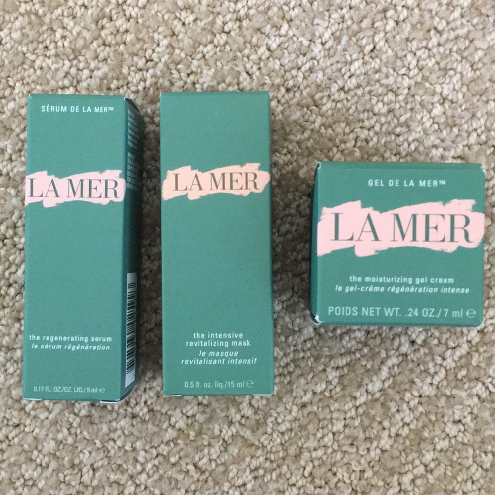La Mer 3 sample beauty product set